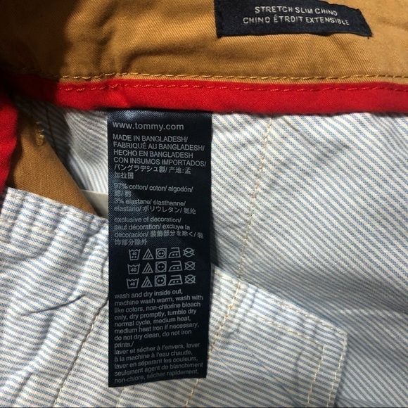 TOMMY HILFIGER NWT Stretch Slim Chino - Picture 10 of 10
